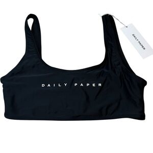 Daily Paper Sports Bra Size XL NWT Black Women’s